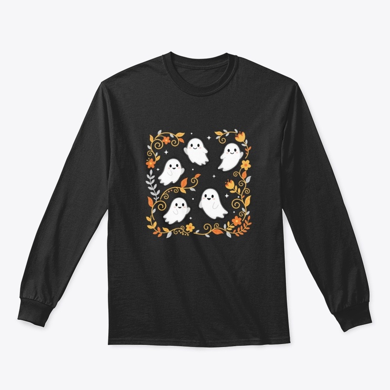 Smiling Ghosts & Autumn Florals