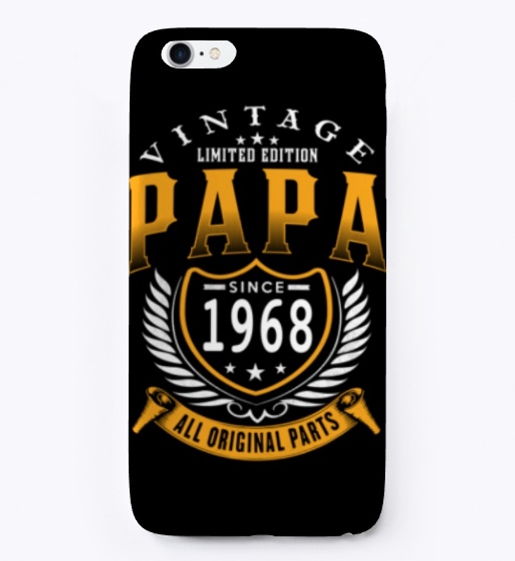 Vintage Birthday Papa Since 1968 T-shirt