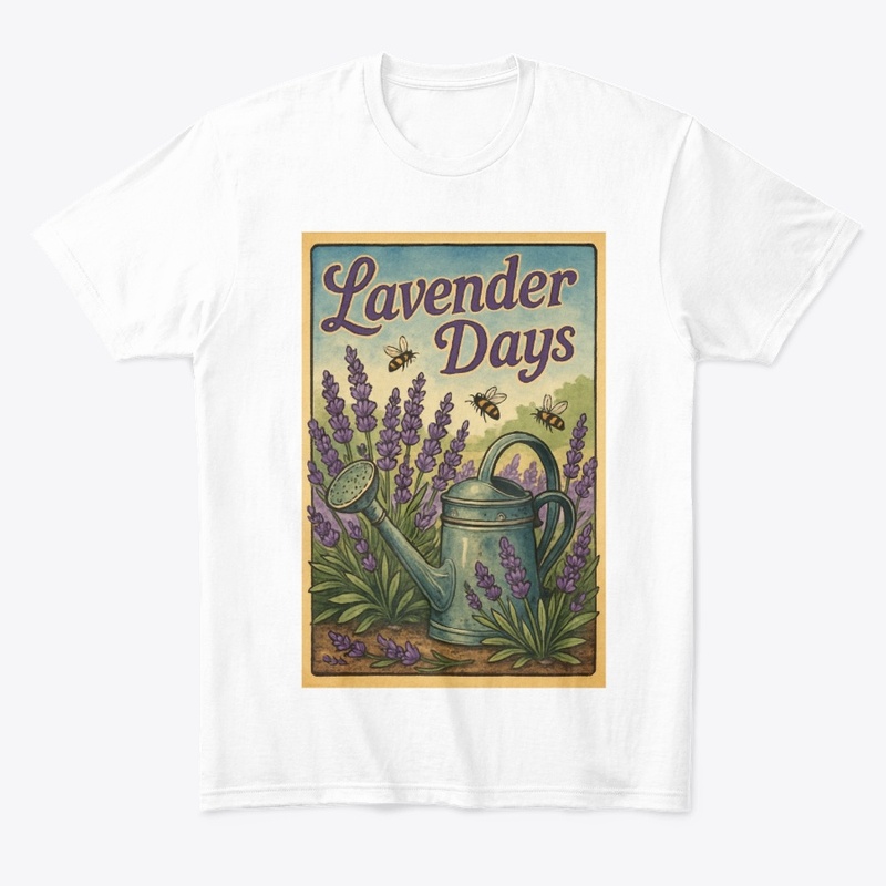 Lavender Days Vintage Art