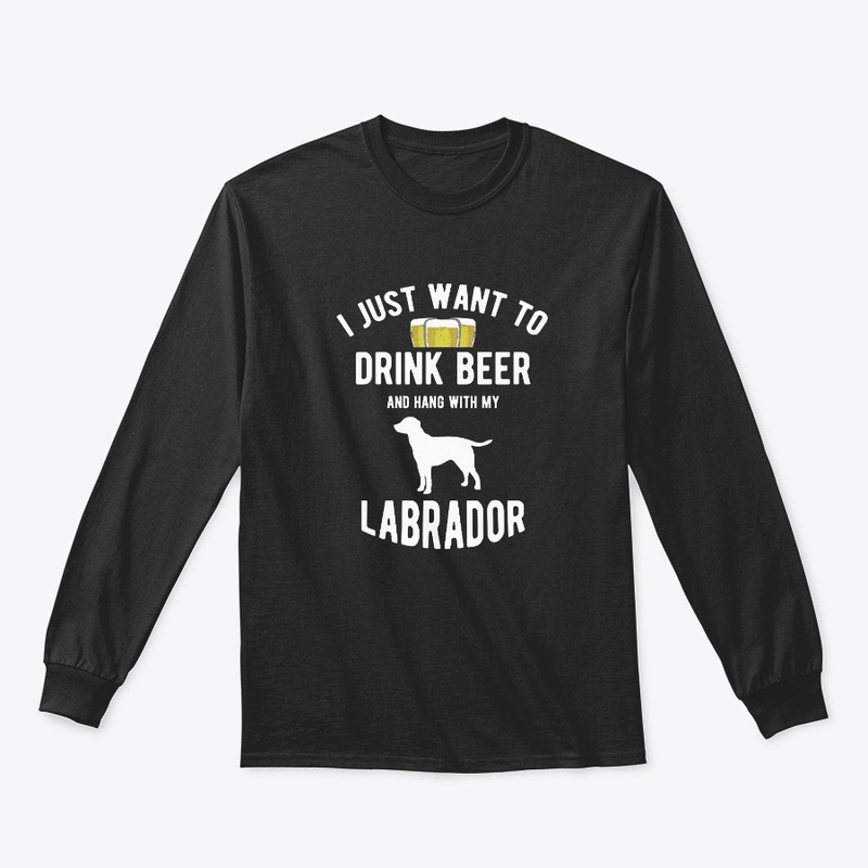 Labrador Dog And Beer Lover Puppy