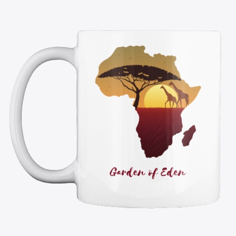 Garden of Eden, Giraffes in Africa Map