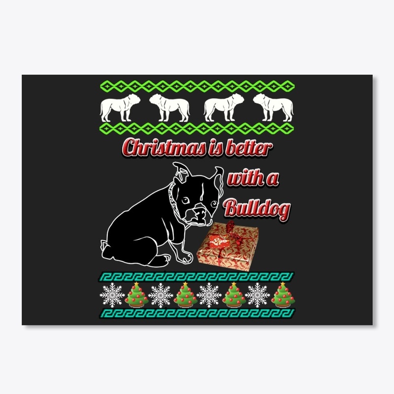Christmas Is Better With a Bulldog