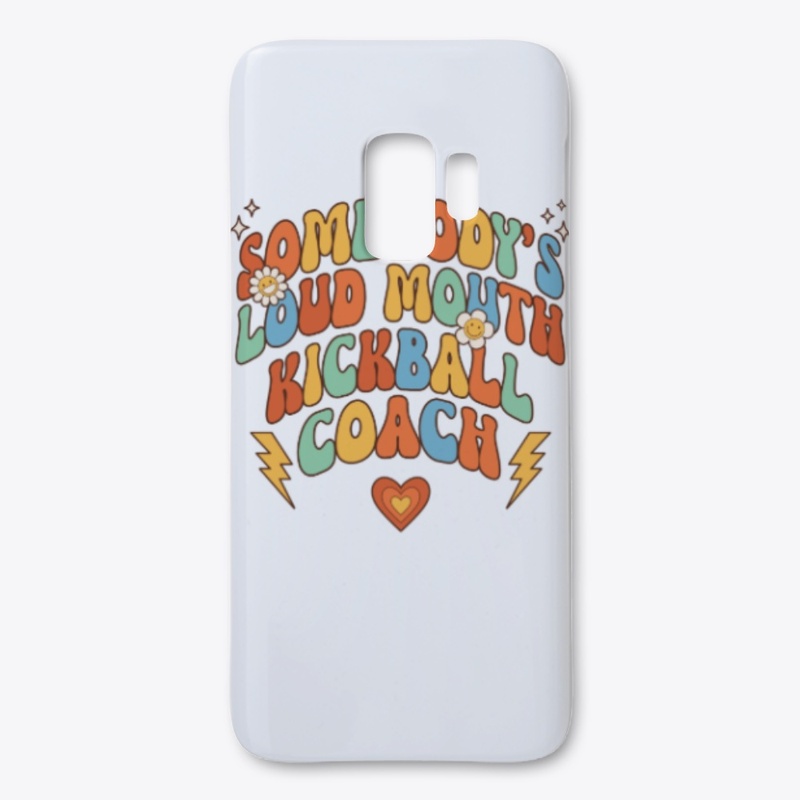 Funny Loudmouth Retro Kickball Coach