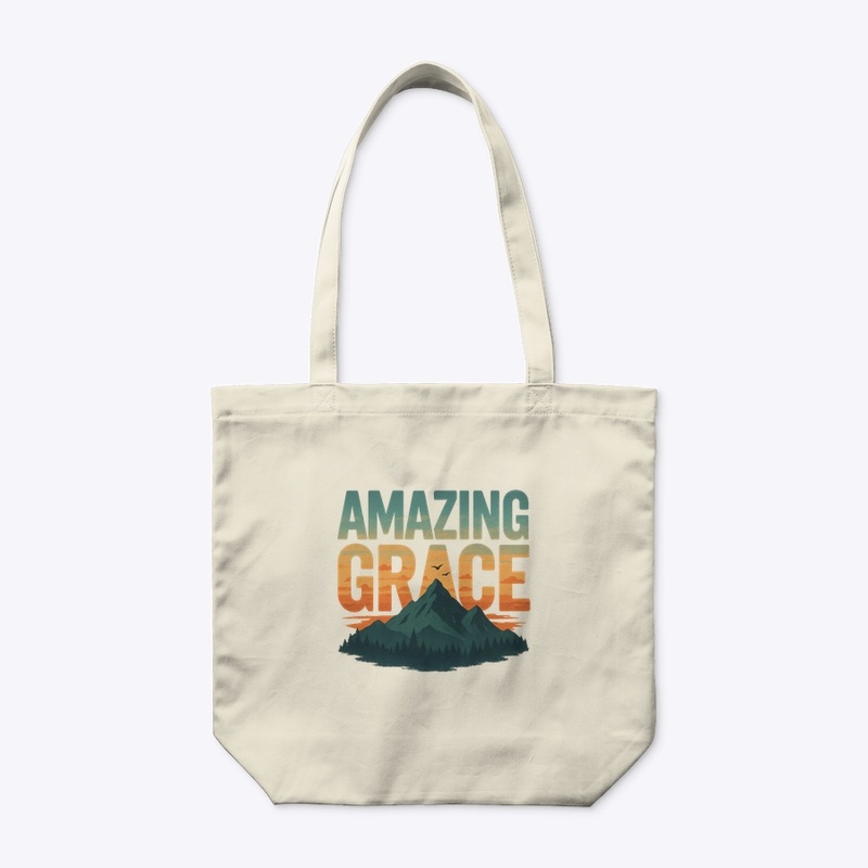 Amazing Grace Mountain Silhouette 