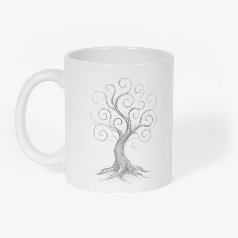 Nature Tree Art Mug  Eco Vibes