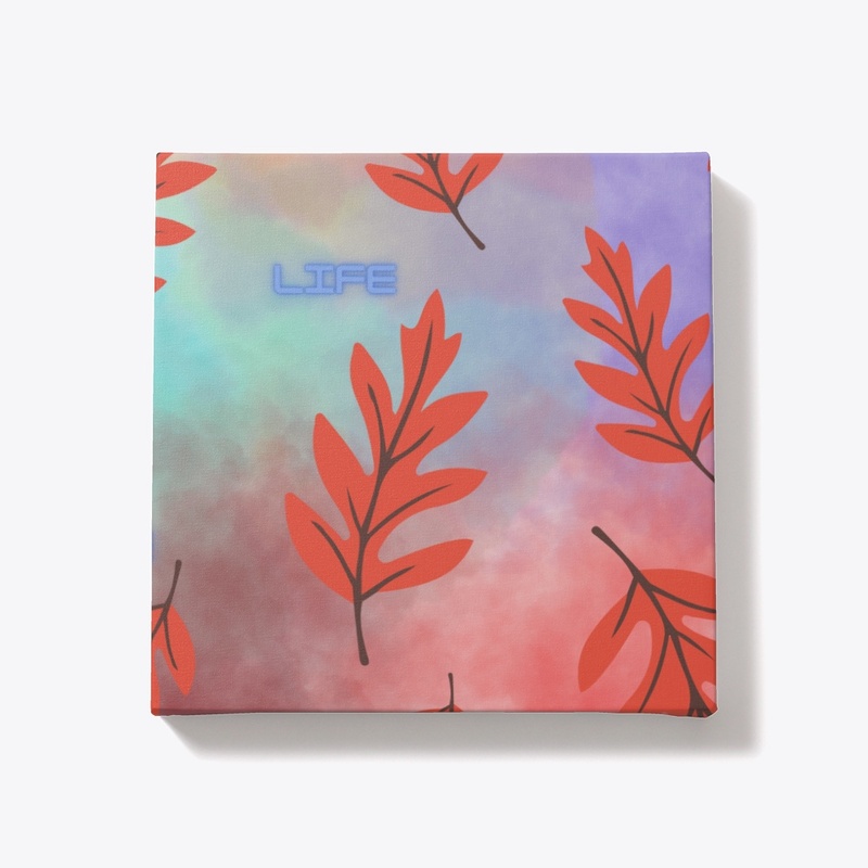  Art Red leaves