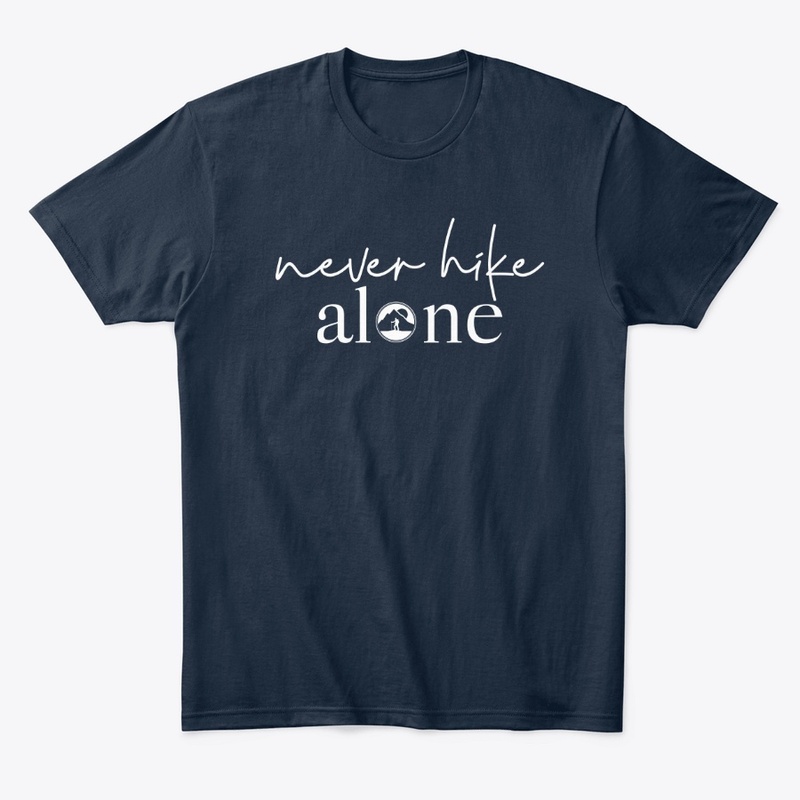 Never Hike alone summer funny graphic 