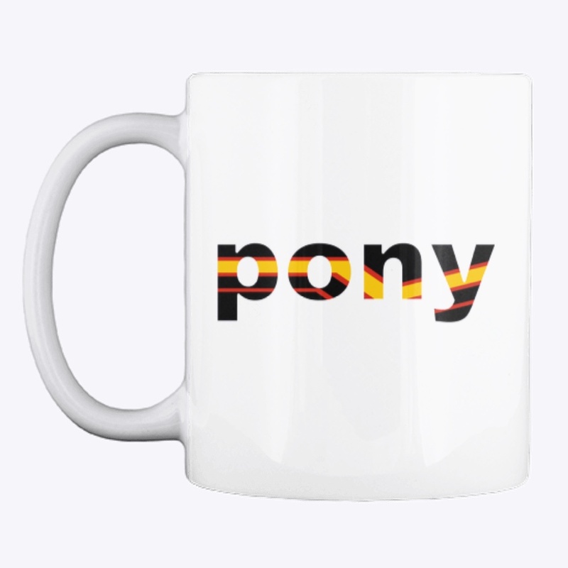 pony in Rubber Pride Flag