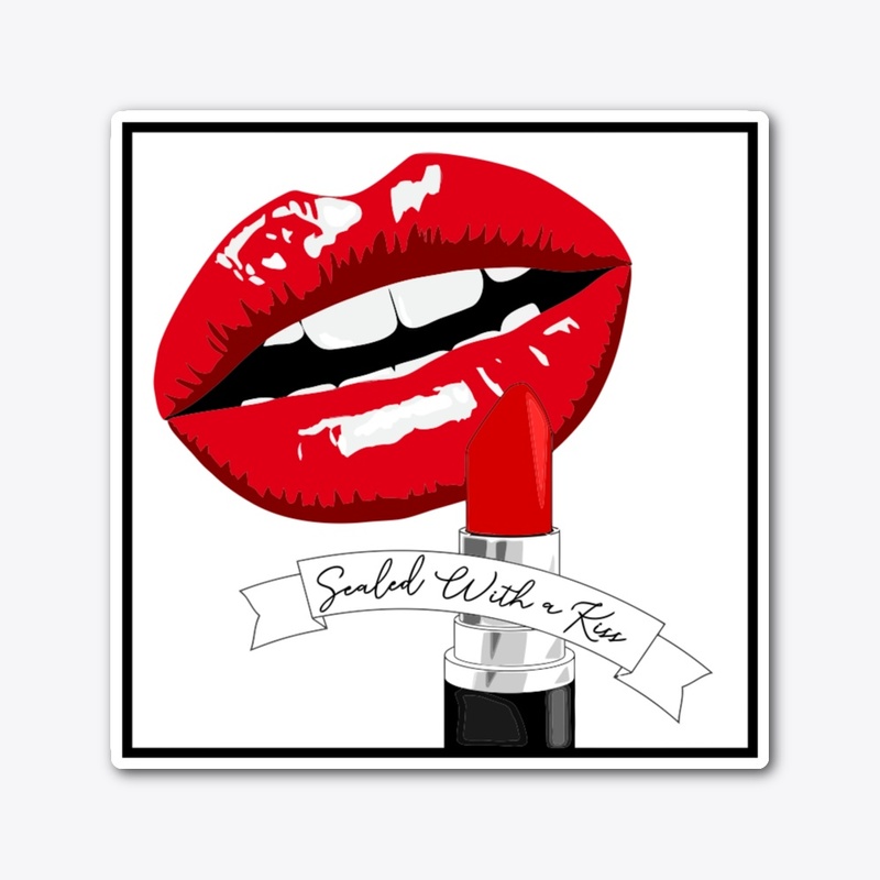 SEALED WITH A KISS STICKER