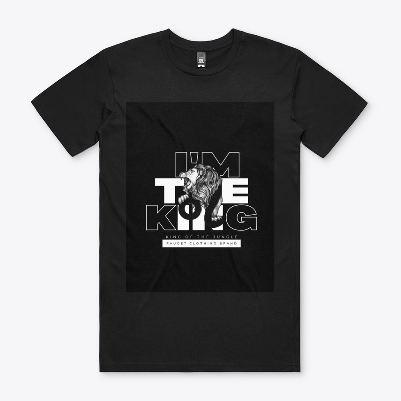  'I am the King' Lion Graphic T-Shirt"
