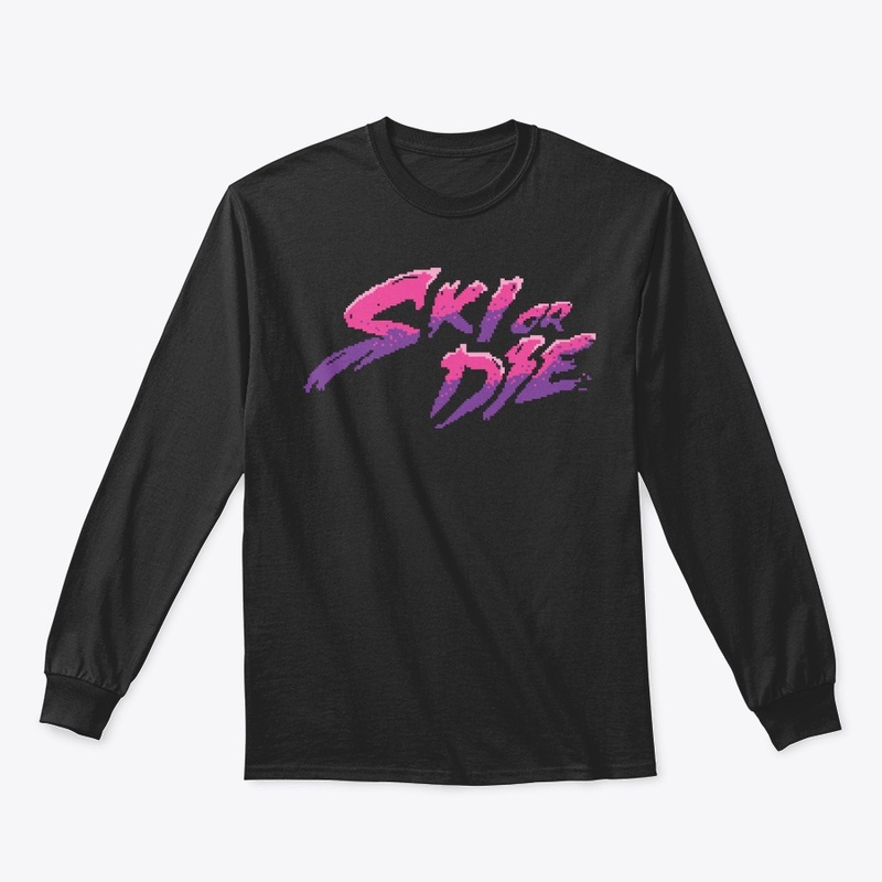 Candy Boy Ski or Die Pixel art Logo