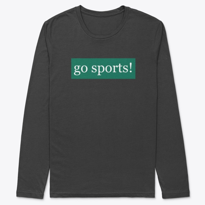 Go Sports Written in White on Green
