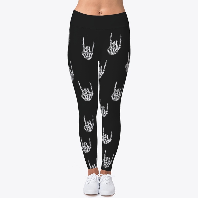 Skeleton rock leggings