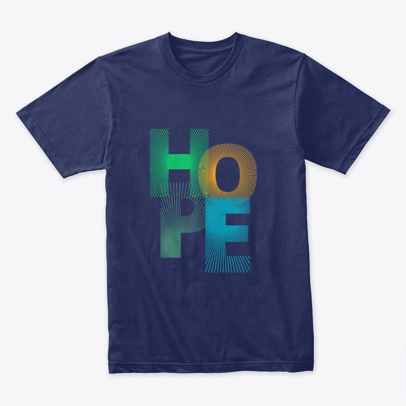 Colorful Modern Typography T Shirt