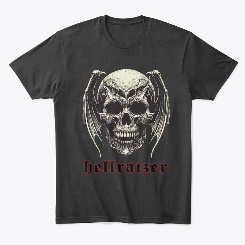 HellRaizer Winged Vampire Skull