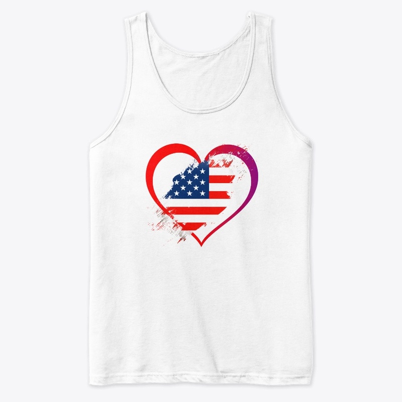 American Heart Flag Tee