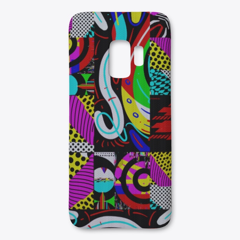 Multicolor Geometric Abstract Pattern 