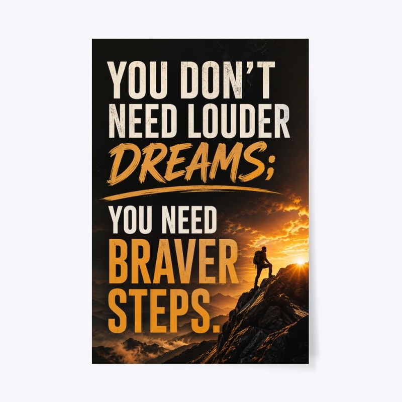 Braver Steps Office Print