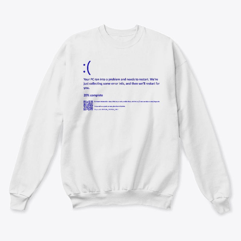 BSOD Rickroll QR Design Gray