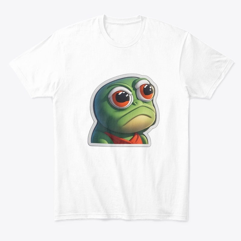 PEPE Sticker on T-Shirt
