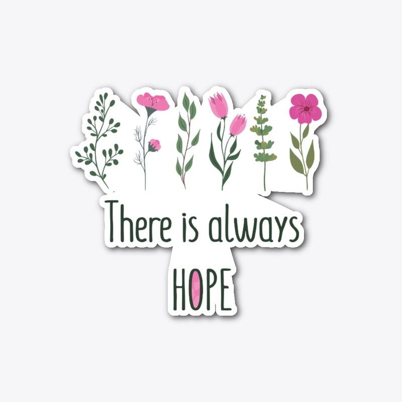 Pink Flowers Gives Hope