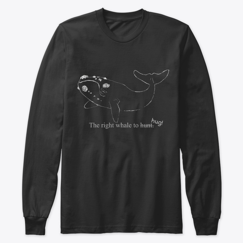 right whale to hug Black