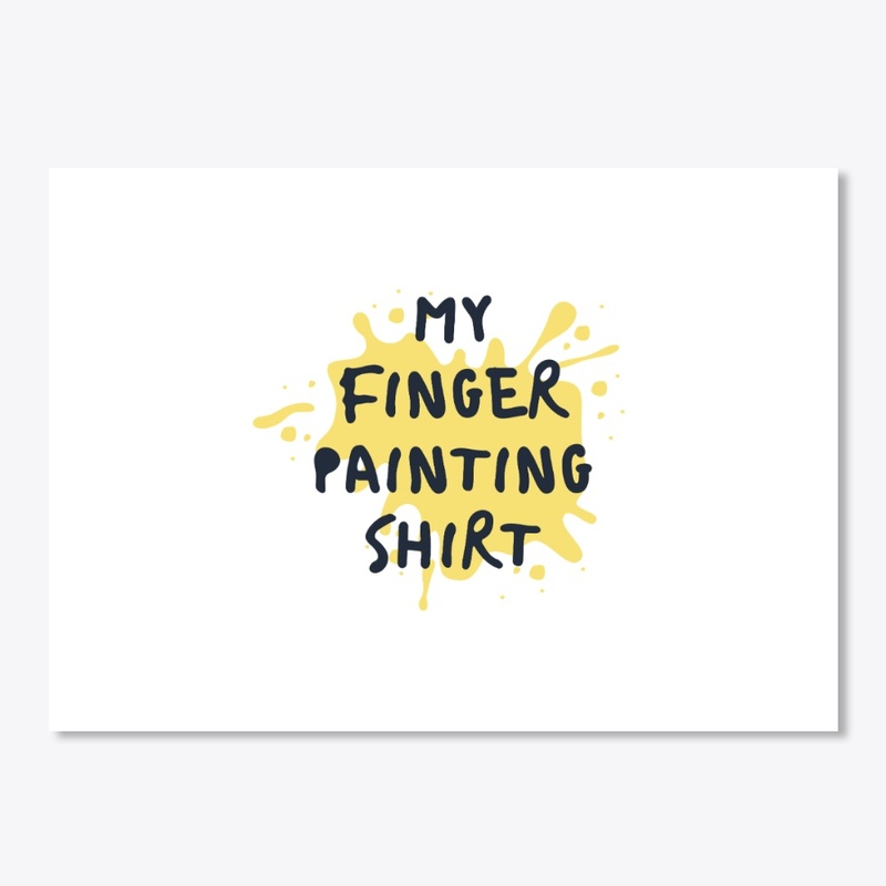 my finger painting shirt 
