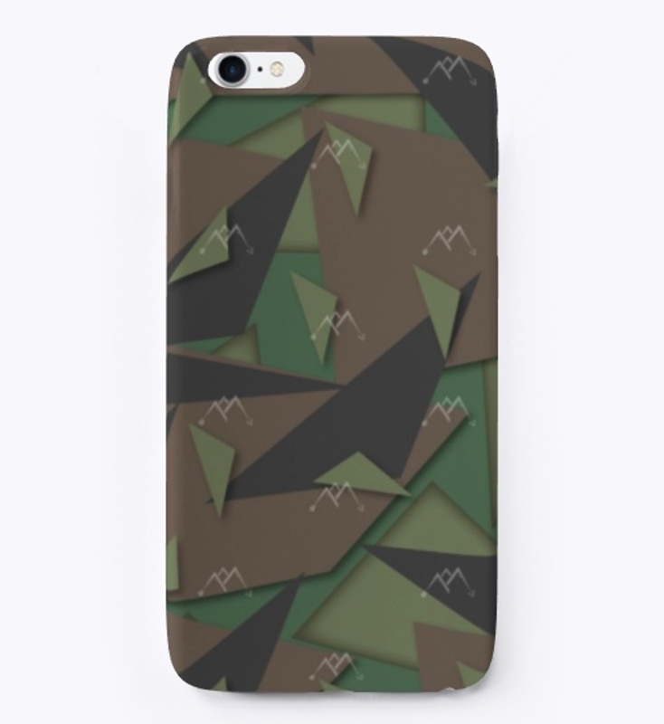 iPhone Case - Triangle Woodland Camo