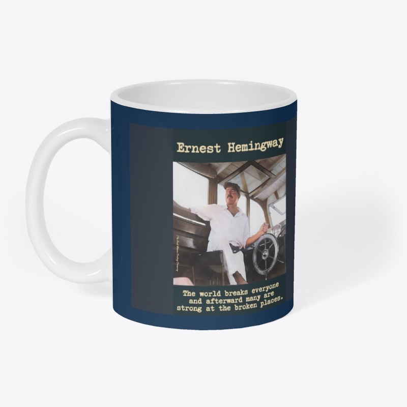 ERNEST HEMINGWAY coffee cup