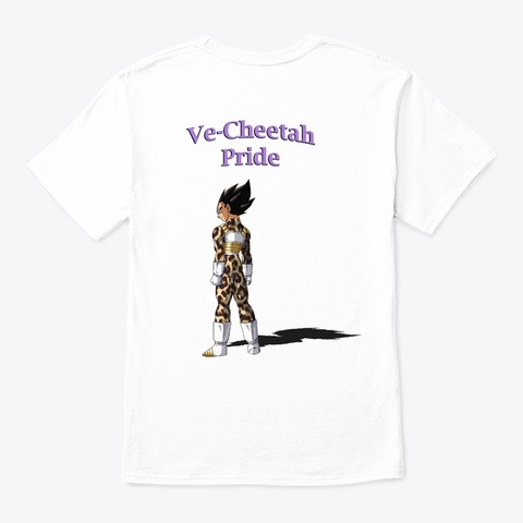 Vecheetah 2.0 White T-Shirt Back