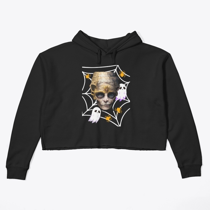 Halloween ghost spiders alien t-shirt