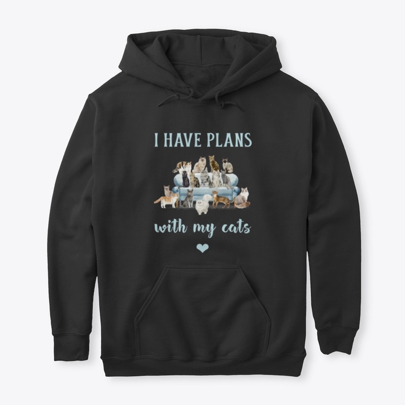 I Have Plans with My Cats Design | Tee