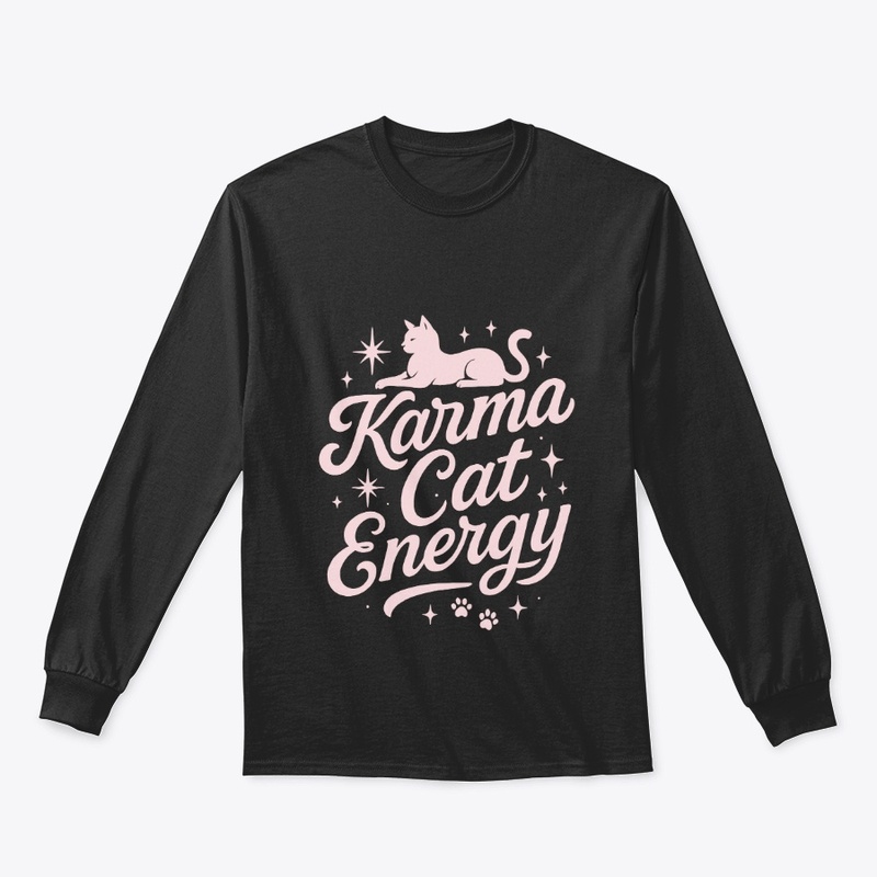 Karma Cute Cat Energy T-shirt 