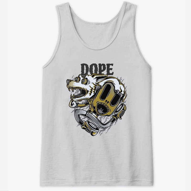 Steampunk Wolf Streetwear Apparel