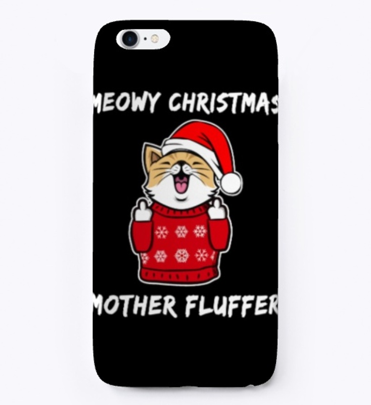 Meowy Christmas Mother Fluffer Cute Tee