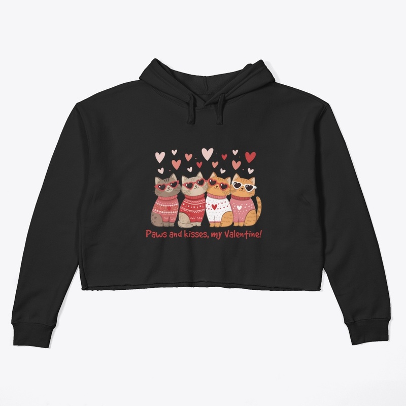Valentine's Day Cat love tshirt & hoody
