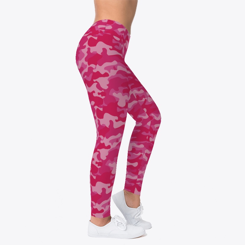 Pink Camo Leggings