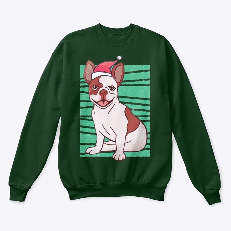 Frenchie Christmas sweatshirt 