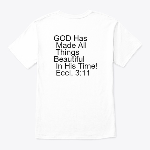 Jesus' Love White Camiseta Back