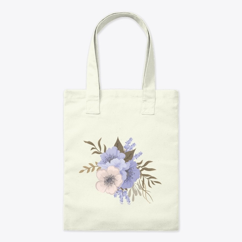 Realistic Blue Flower Design
