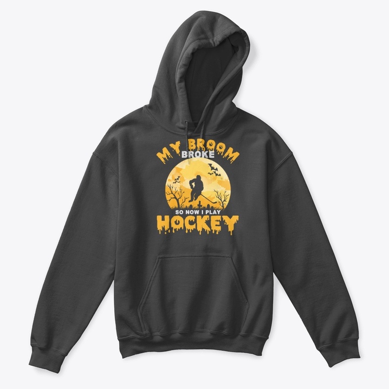 My Broom Broke so I play Hockey