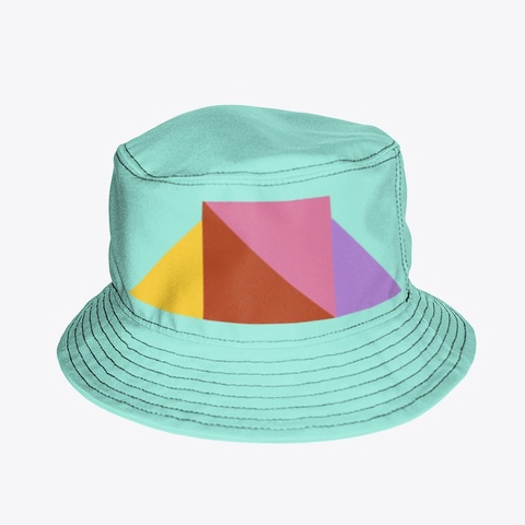 Island Challenge Mentor Bucket Hat Mint T-Shirt Front