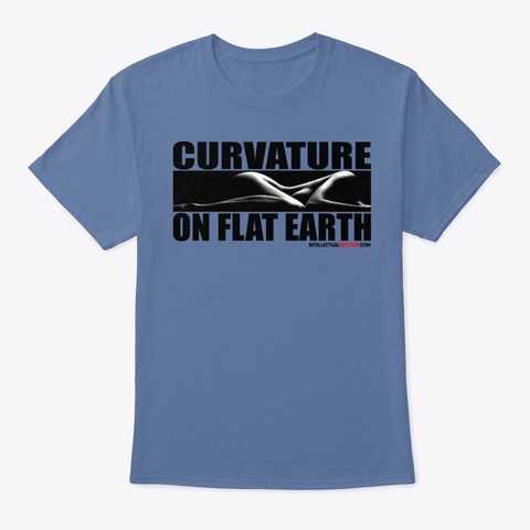 Curvature On Flat Earth   V1.0 Denim Blue Kaos Front