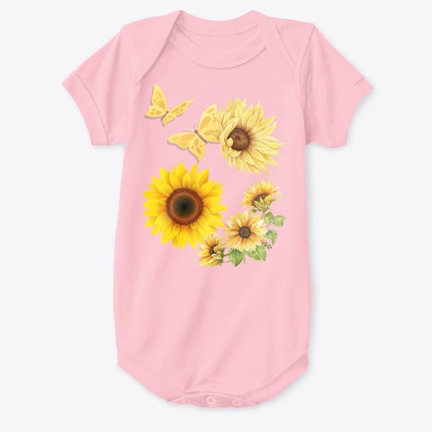 Sunflower  Pink T-Shirt Front