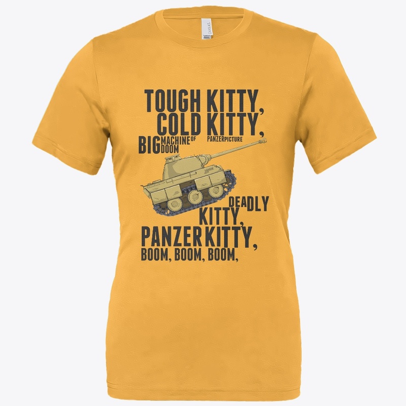 Tough Kitty Cold Kitty - Panther T-Shirt