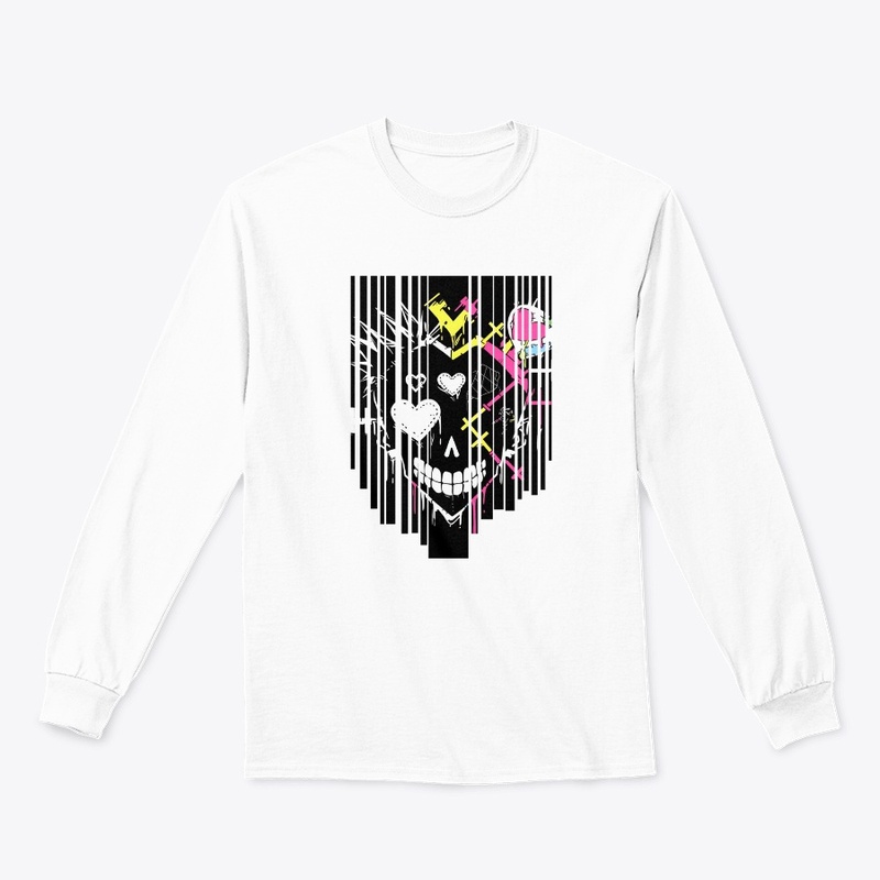 Heart with a crown barcode