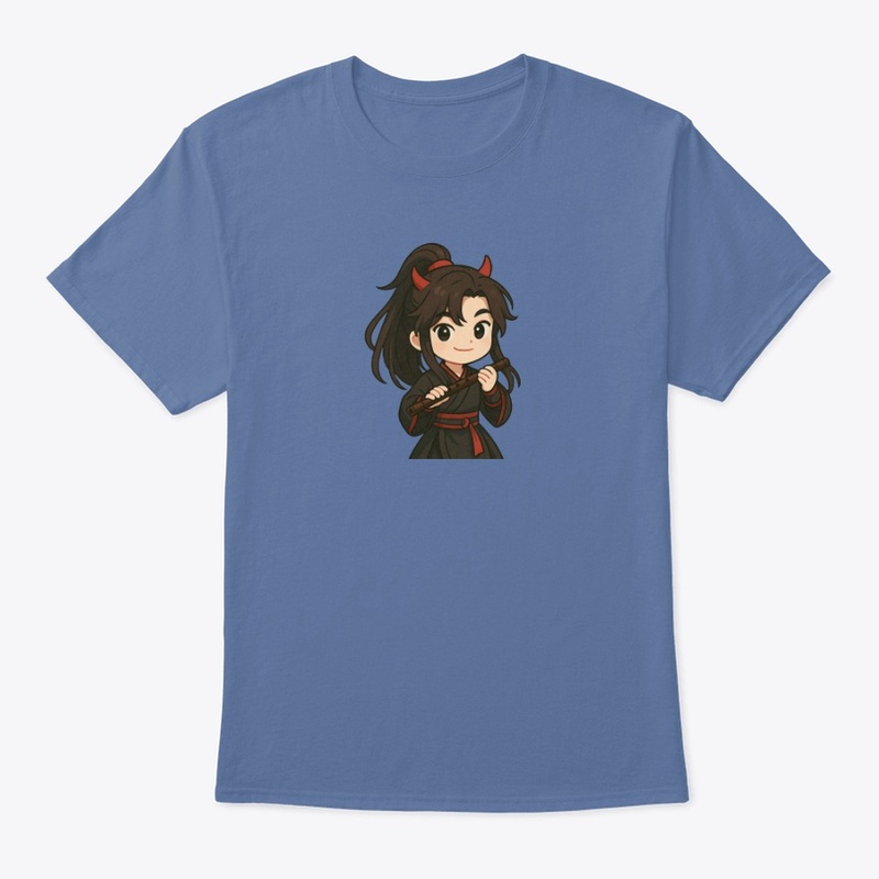 Wei Wuxian Chibi Art|Flute & Demon Horns
