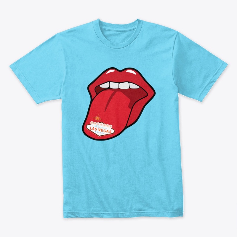  Vegas Sign Tongue T-Shirt