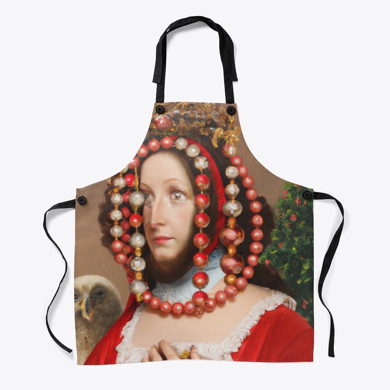 Unisex Apron Ugly Christmas Portrait 04