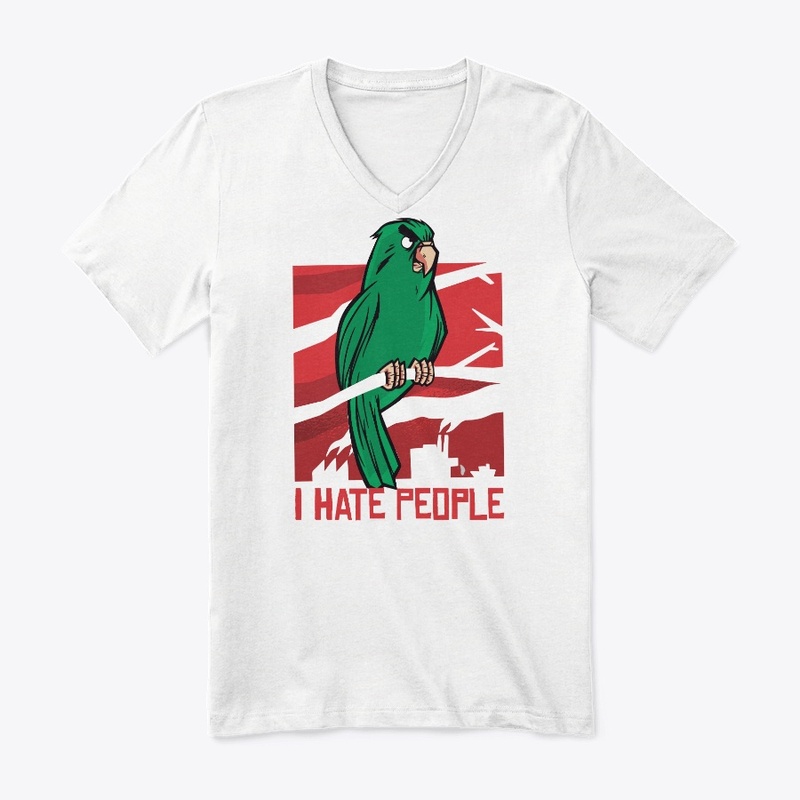 I Hate People Parrot 